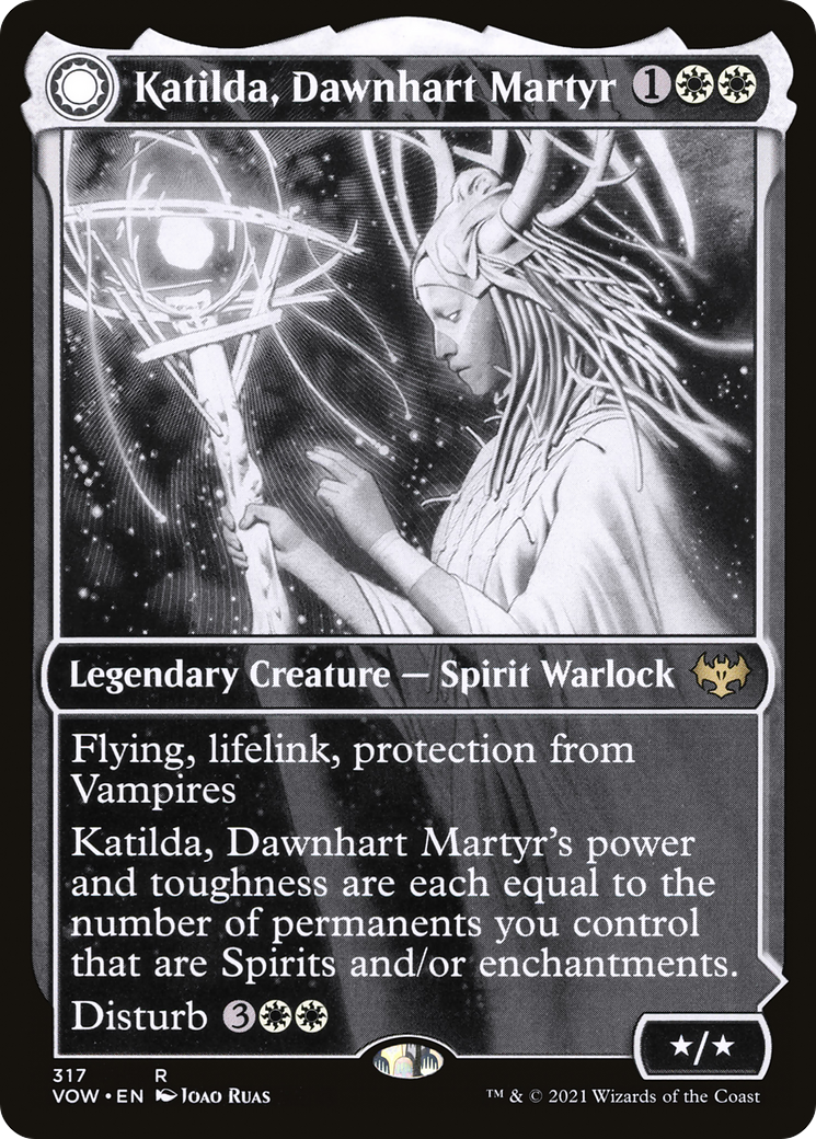 Katilda, Dawnhart Martyr (Showcase) (VOW-317) [Innistrad: Crimson Vow] Foil