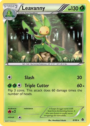 Leavanny (8/98) [Emerging Powers] Reverse Holofoil - Rare