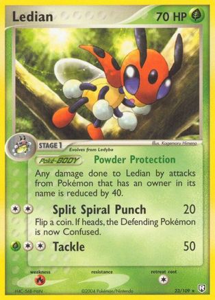 Ledian (023/109) [Team Rocket Returns] - Rare