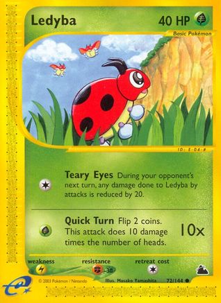 Ledyba (72/144) [Skyridge] - Common