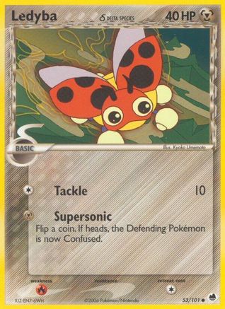 Ledyba (Delta Species) (053/101) [Dragon Frontiers] - Common