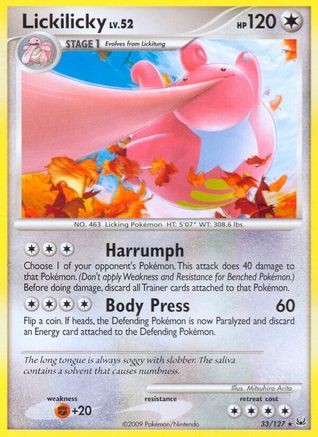 Lickilicky (33/127) [Platinum] Reverse Holofoil - Rare