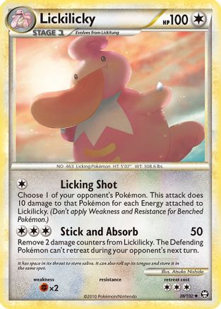 Lickilicky (38/102) [Triumphant] Reverse Holofoil - Uncommon