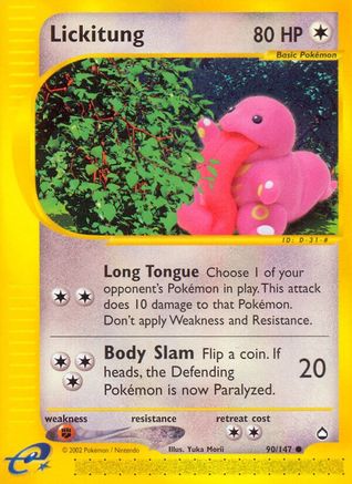 Lickitung (90/147) [Aquapolis] - Common