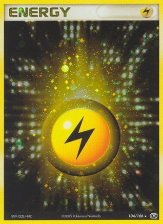 Lightning Energy (104/106) [Emerald] - Holo Rare