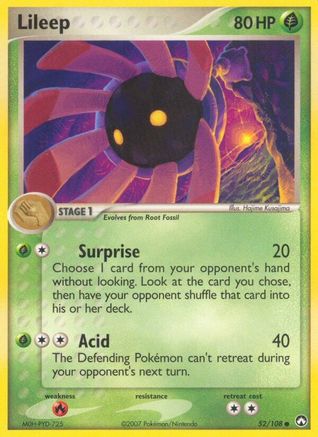 Lileep (52/108) [Power Keepers] Reverse Holofoil - Common
