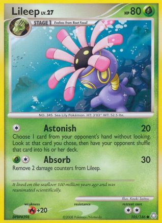 Lileep (105/146) [Legends Awakened] Reverse Holofoil - Common