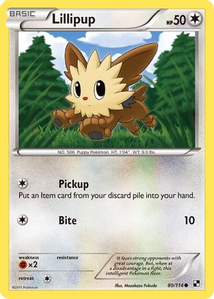 Lillipup (80/114) [Black and White] - Common