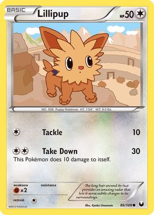 Lillipup (86/108) [Dark Explorers] - Common