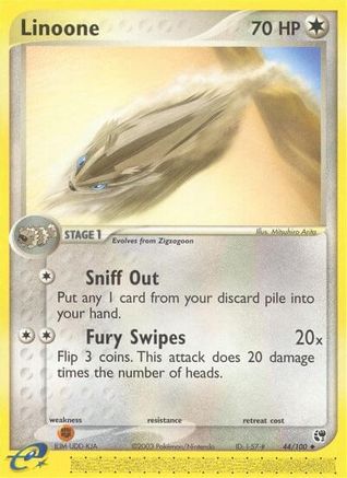 Linoone (44/44) [Sandstorm] - Uncommon
