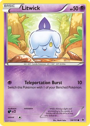 Litwick (58/101) [Noble Victories] Reverse Holofoil - Common