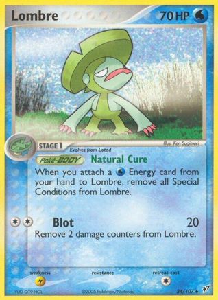 Lombre (34/107) [Deoxys] - Uncommon