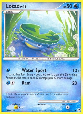 Lotad (092/132) [Secret Wonders] - Common