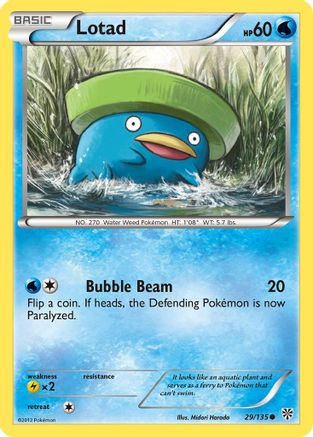 Lotad (029/135) [Plasma Storm] - Common
