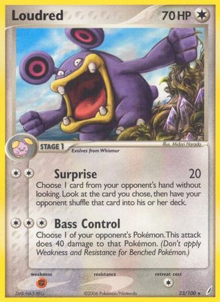 Loudred (023/100) [Crystal Guardians] - Rare