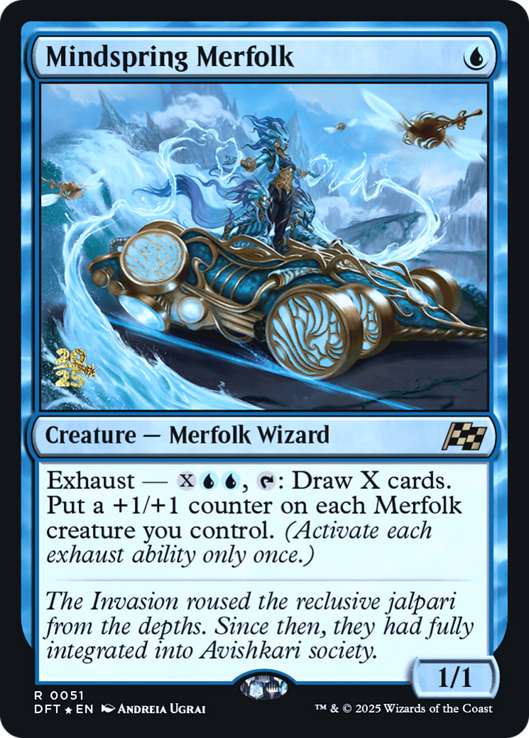 Mindspring Merfolk (PRE-051) [Prerelease Cards] Foil