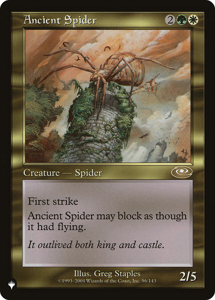 Ancient Spider (LIST-PLS-96) [The List]