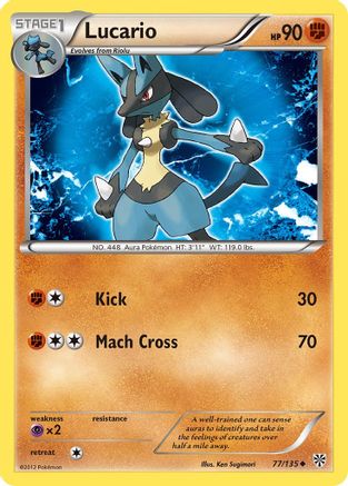 Lucario (77/135) [Plasma Storm] - Uncommon