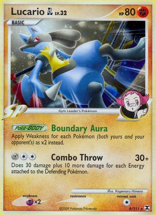 Lucario GL (8/111) [Rising Rivals] Holofoil - Holo Rare