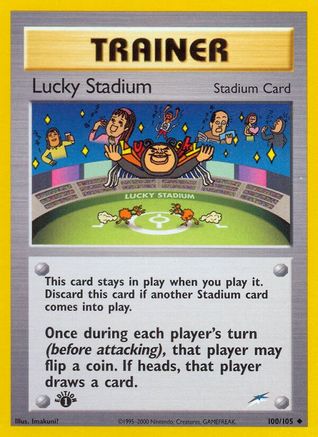 Lucky Stadium (100/105) [Neo Destiny] 1st Edition - Uncommon