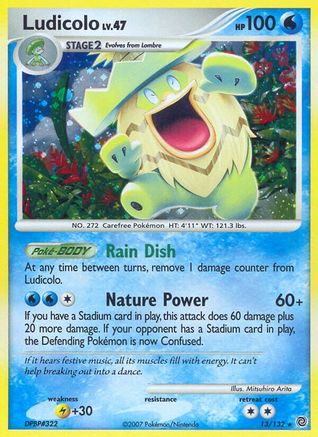 Ludicolo (13/132) [Secret Wonders] Holofoil - Holo Rare