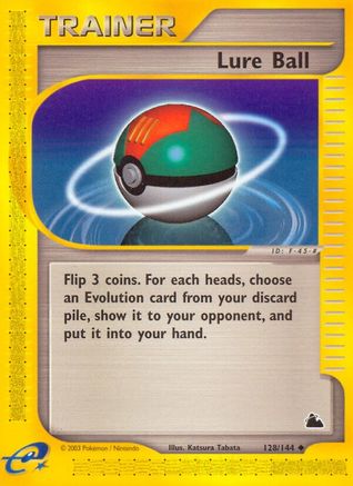 Lure Ball (128/144) [Skyridge] Reverse Holofoil - Uncommon