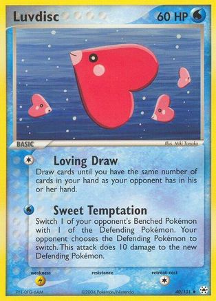 Luvdisc (40/101) [Hidden Legends] Reverse Holofoil - Uncommon