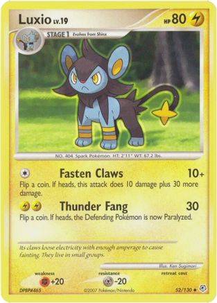 Luxio (52/130) [Diamond and Pearl] - Uncommon
