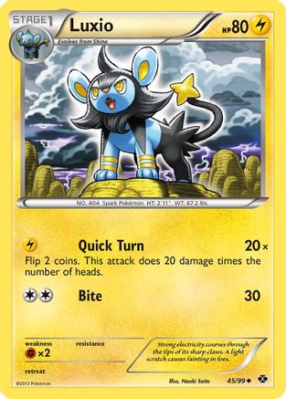 Luxio (45/99) [Next Destinies] - Uncommon