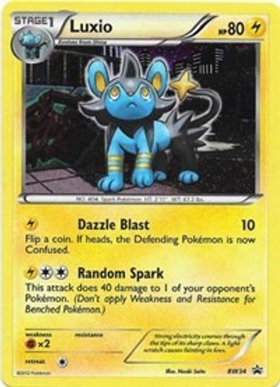 Luxio - BW34 (Cosmos Holo) (BW34/101) [Black and White Promos] Holofoil - Holo Rare