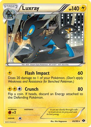 Luxray (46/099) [Deck Exclusives] - Rare