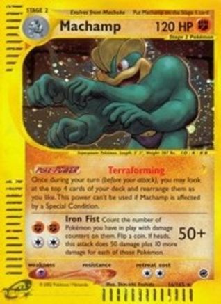Machamp (16/165) [Expedition] Holofoil - Holo Rare