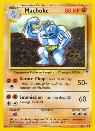 Machoke (51/110) [Legendary Collection] Reverse Holofoil - Uncommon