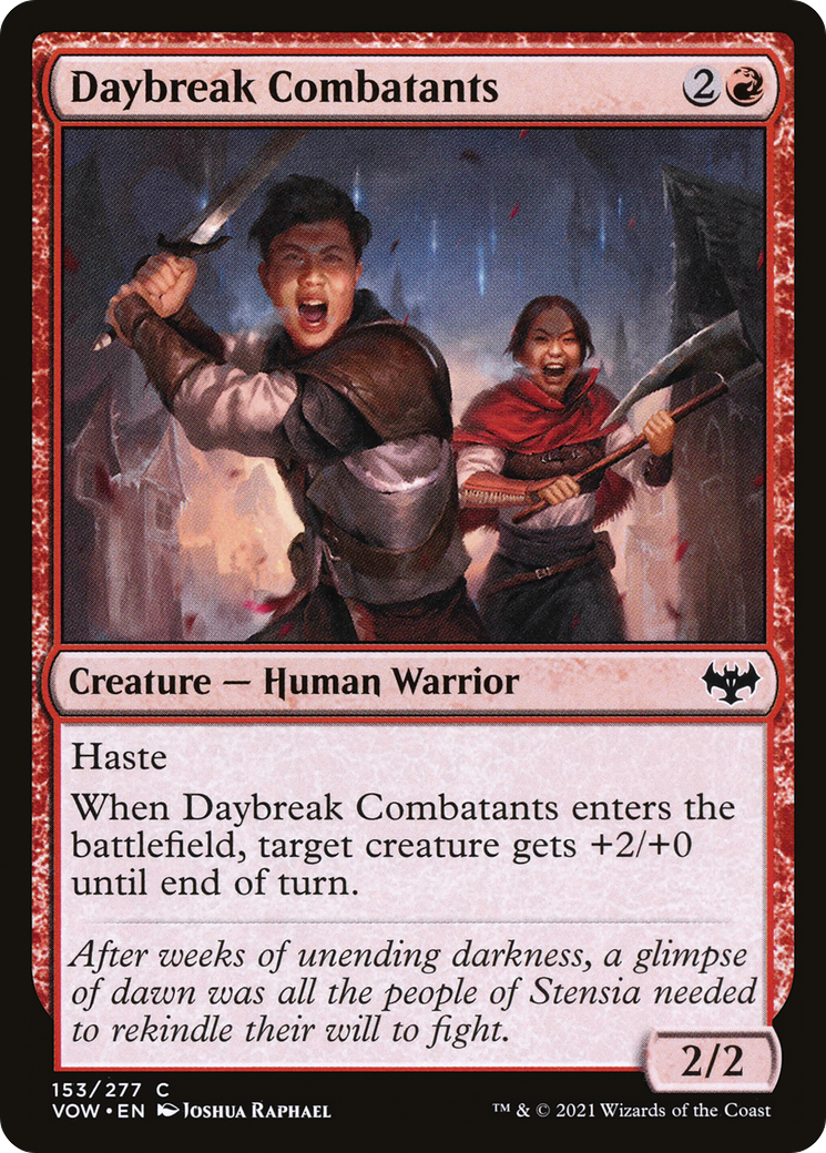 Daybreak Combatants (VOW-153) [Innistrad: Crimson Vow]