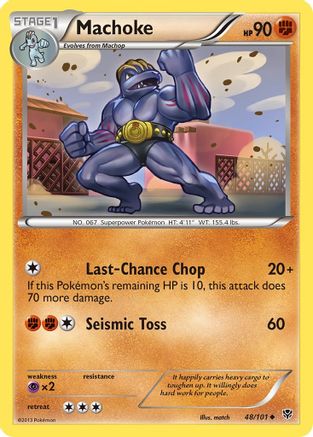 Machoke (48/101) [Plasma Blast] Reverse Holofoil - Uncommon