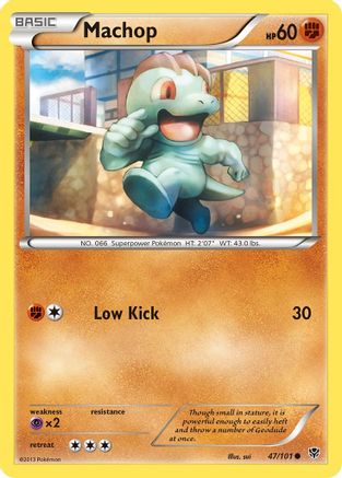 Machop (047/101) [Plasma Blast] Reverse Holofoil - Common