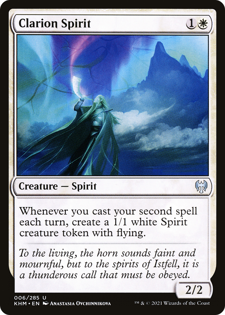 Clarion Spirit (KHM-006) [Kaldheim] Foil