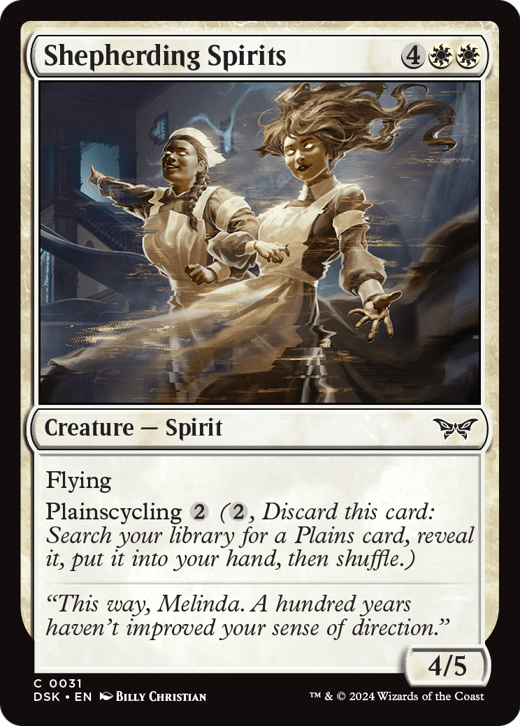 Shepherding Spirits (DSK-031) [Duskmourn: House of Horror] Foil