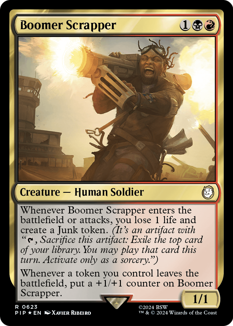 Boomer Scrapper (Surge Foil) (PIP-623) [Fallout] Foil