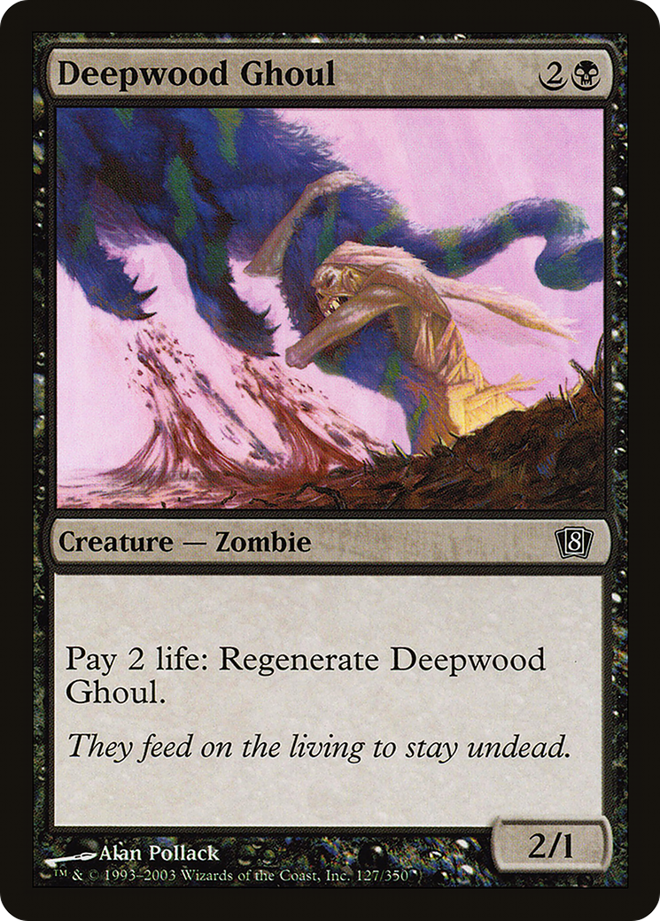 Deepwood Ghoul (8ED-127) [8th Edition] Foil