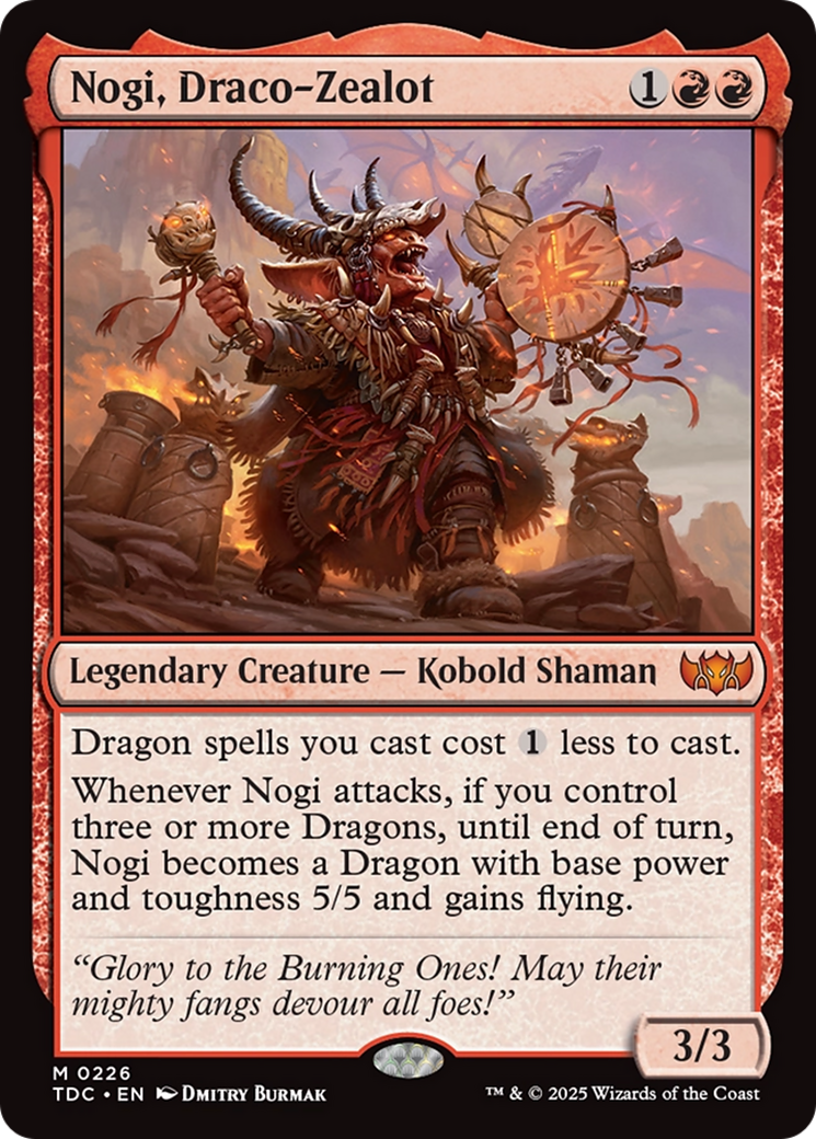 Nogi, Draco-Zealot (TDC-226) [Commander: Tarkir: Dragonstorm]