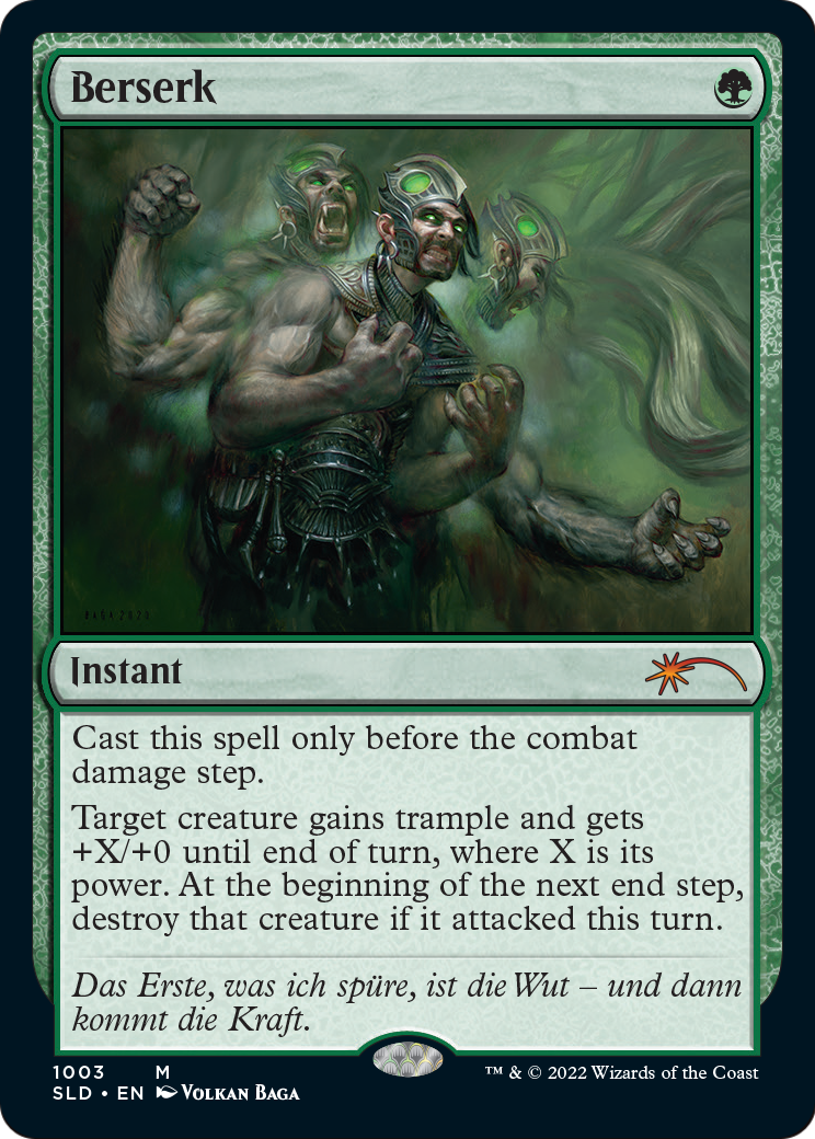 Berserk (SLD-1003) [Secret Lair Drop] Foil