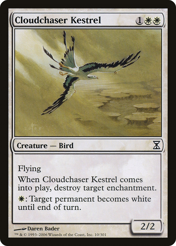 Cloudchaser Kestrel (TSP-010) [Time Spiral] Foil