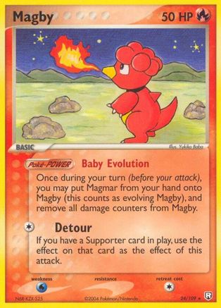 Magby (024/109) [Team Rocket Returns] - Rare