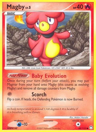Magby (088/123) [Mysterious Treasures] Reverse Holofoil - Common