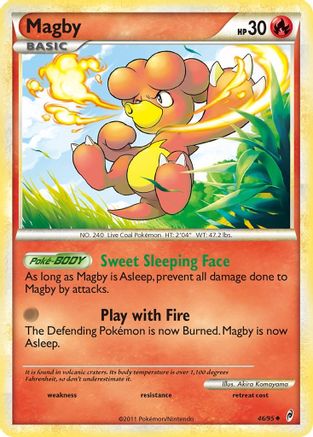 Magby (46/95) [Call of Legends] Reverse Holofoil - Uncommon