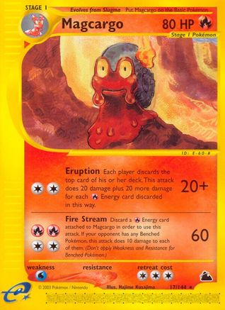 Magcargo (17/144) [Skyridge] Reverse Holofoil - Rare