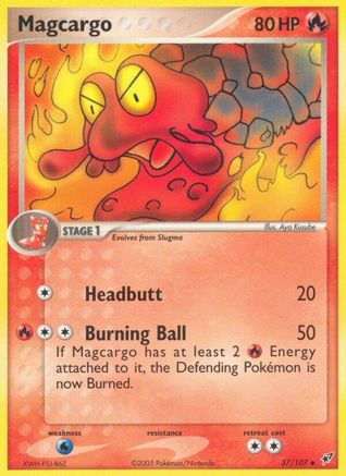 Magcargo (37/107) [Deoxys] Reverse Holofoil - Uncommon