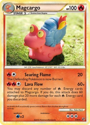 Magcargo (6/90) [Undaunted] Reverse Holofoil - Holo Rare