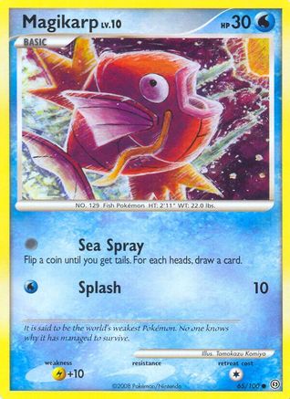 Magikarp (065/100) [Stormfront] Reverse Holofoil - Common